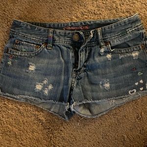 American eagle jean shorts